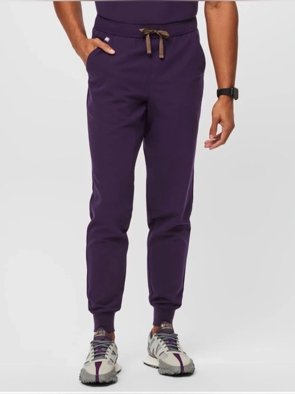 Figs Men’s Purple Jam Tansen Jogger Scrub Pants Large Tall